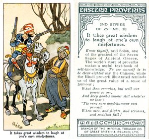 Het vergt grote wijsheid om te lachen om je eigen tegenslagen, 1932